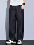 Men's Summer Comfy Drape Drawstring Wide Leg Denim Pants