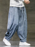 Men's Winter Thicken Comfy Loose-Fit Corduroy Bloomers Pants
