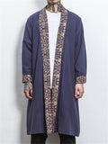 Men's Casual Chinese Ethnic Style Print Cardigan Jacket