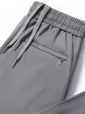Men's Quick Dry Breathable Casual Ice Silk Straight Leg Pants