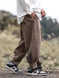 Men's Fashion Warm Wool Pants for Winter