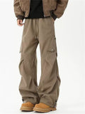 Male's Autumn Vibe Style Cargo Pants Loose Fit Utility Pockets