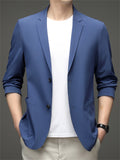 Men's Casual Solid Color 3/4 Sleeve Single Breasted Suit Jackets