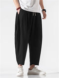 Men's Loose Summer Casual Harem Cropped Pants