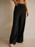 Women Wide Leg High Waist Soft Yoga Lounge Pants
