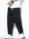 Men's Casual Solid Color Drawstring Harem Pants