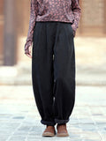 Female Comfy Winter Fleece Thickened Padded Pants
