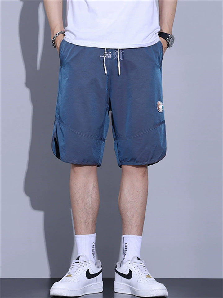 Men's Summer Breathable Quick Dry Ice Silk Loose Fit Shorts