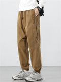 Men's Cotton Loose Fit Cargo Jogger Pants Casual Daily Wear