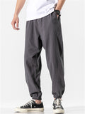Men's Summer Japanese Style Casual Cropped Jogger Pants