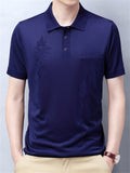 Summer Men's Cool Lapel Short Sleeve Polo Shirts