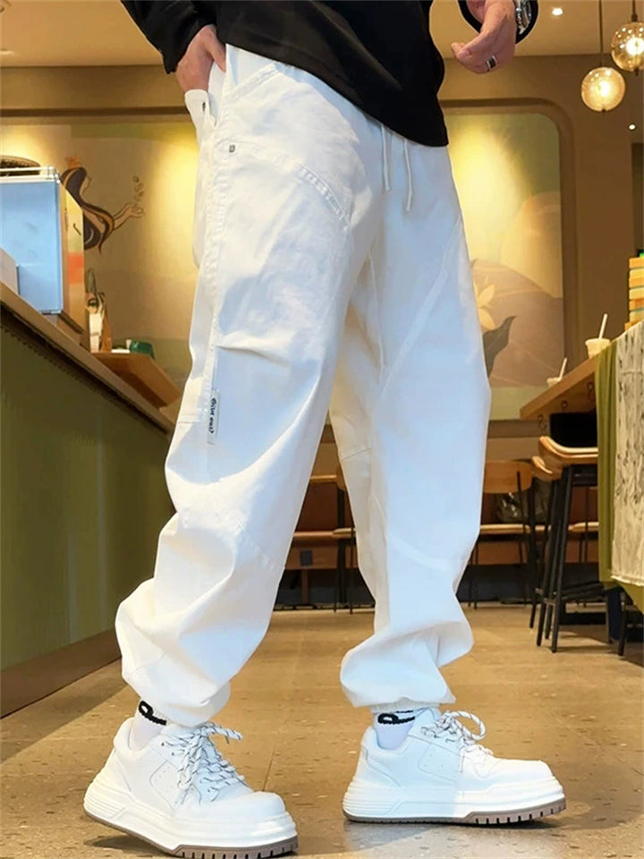 ‌Men's Autumn Drawstring Loose Fit Cuffed Casual Jogger Pants‌