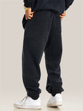 Men's Cotton Retro Large Size Distressed Jogger Sweatpants