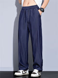 Men's Summer Comfy Drape Drawstring Wide Leg Denim Pants