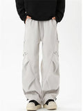 Male's Autumn Vibe Style Cargo Pants Loose Fit Utility Pockets