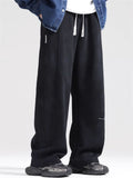 Men's Comfy Tie-dye Elastic Waist Wide Leg Straight Pants