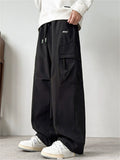 ‌Men's American Style Loose Fit Utility Cargo Pants with Pockets Streetwear‌
