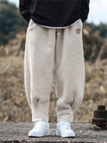 Men's Fashion Warm Wool Pants for Winter
