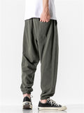 Men's Summer Japanese Style Casual Cropped Jogger Pants