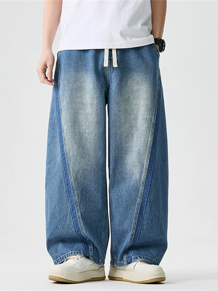 Men's Vintage Autumn Street Japanese Style Wide Leg Jeans