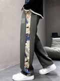 Men's Trendy Comfy Patchwork Drape Sweatpants