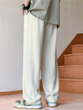 Men's Summer Cool Elastic Waist Loose Fit Drape Casual Pants