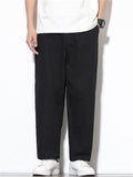 Men's Summer Simple Solid Color Casual Straight Pants