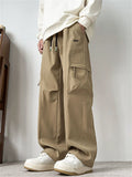 ‌Men's American Style Loose Fit Utility Cargo Pants with Pockets Streetwear‌