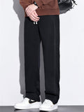 Men's Casual Straight Leg Side Patchwork Pants