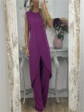 Women's 2Pcs Abstract Printed Comfy Sleeveless Top & Pants Set