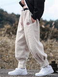 Men's Fashion Warm Wool Pants for Winter