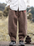 Men's Fashion Warm Wool Pants for Winter