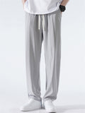Men's Summer Breathable Ice Silk Loose Straight Leg Casual Pants