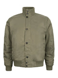 ‌Winter Stand Collar Classic Thermal Lined Buttoned Quilted Jacket for Men‌