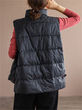Women's Winter Keep Warm White Duck Down Sports Vest