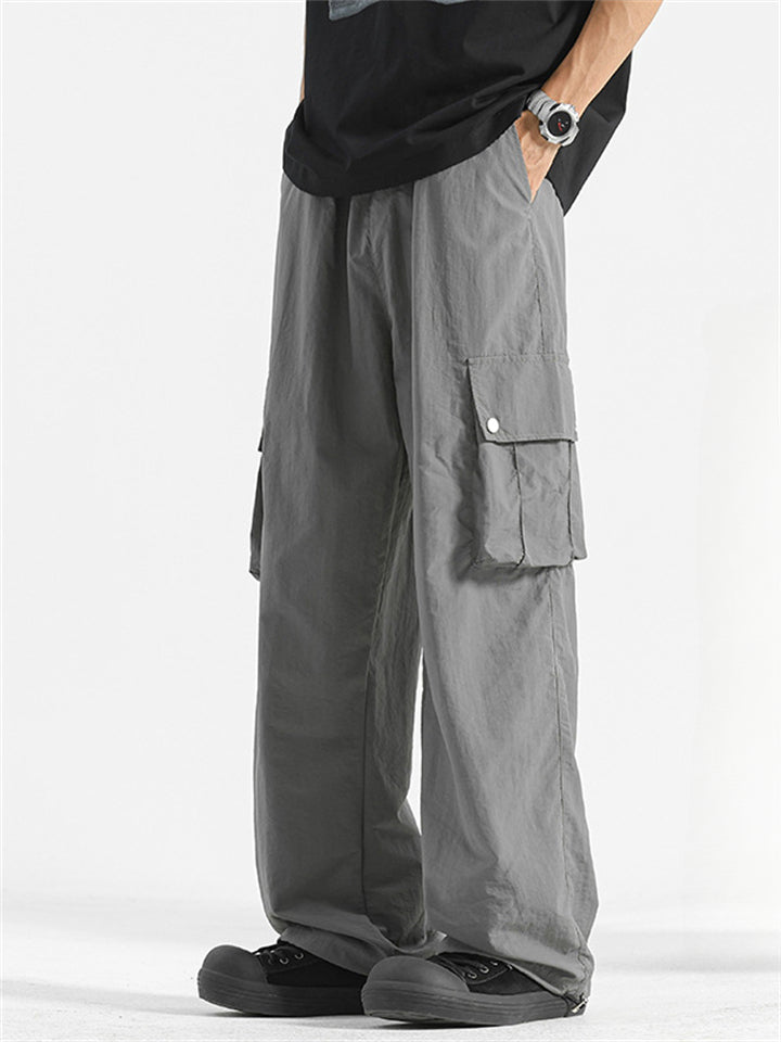 Men's Summer Quick-Dry Casual Ankle-Tied Cargo Pants