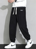 Men's Casual Loose Mid-waist Corduroy Jogger Pants