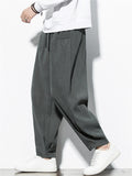 Men's Casual Simple Solid Color Harem Pants