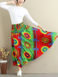 Casual Print  Drop Crotch Pants Travel Pants for Women