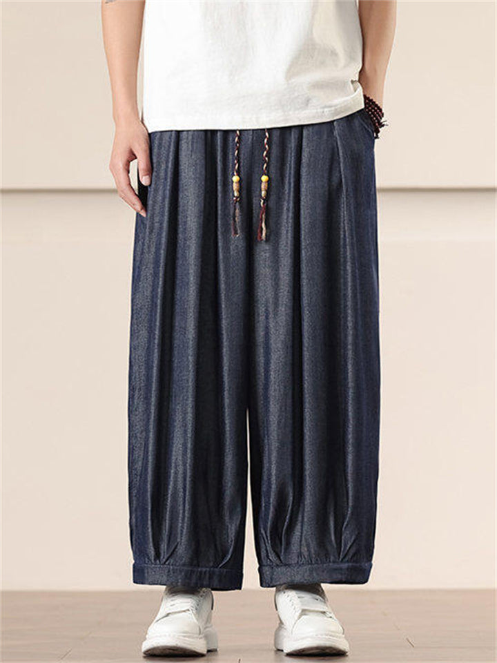 Men's Trendy Cozy Casual Straight Wide Leg Pants