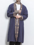 Men's Casual Chinese Ethnic Style Print Cardigan Jacket
