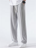 Men's Summer Breathable Ice Silk Loose Straight Leg Casual Pants