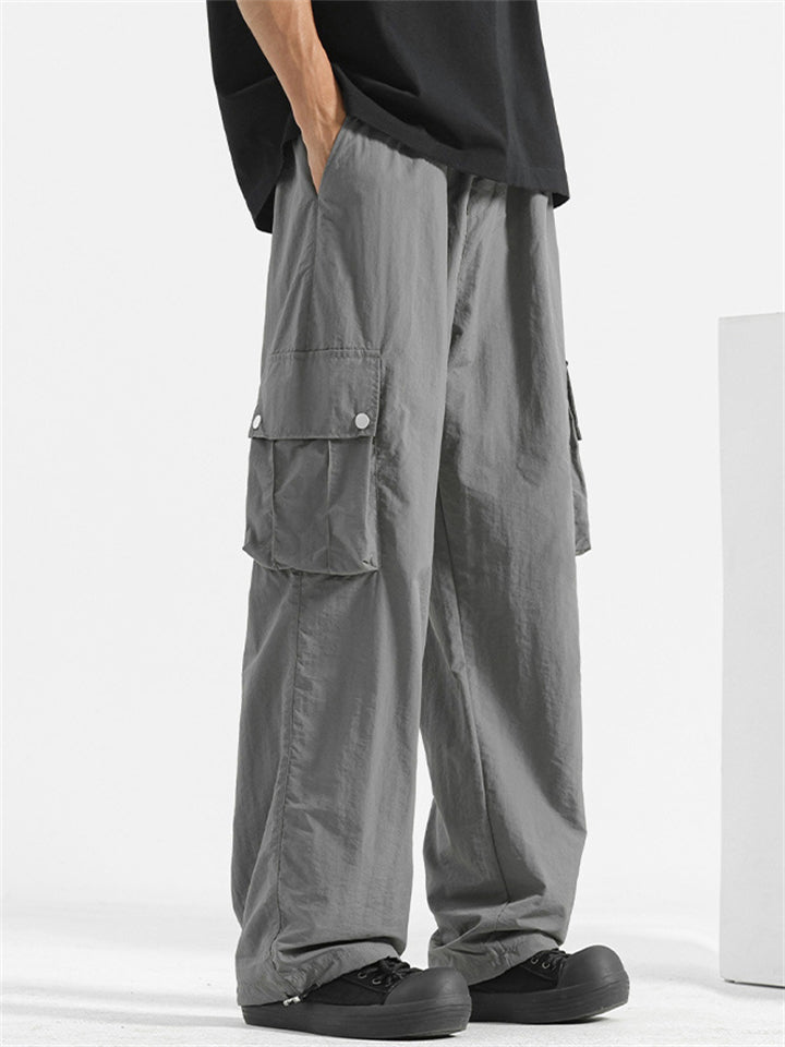 Men's Summer Quick-Dry Casual Ankle-Tied Cargo Pants