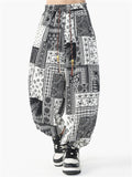 Men's Summer Casual Ethnic Style Print Bloomers Jogging Pants