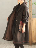 Retro Casual Patchwork Pockets Denim Jacket for Women