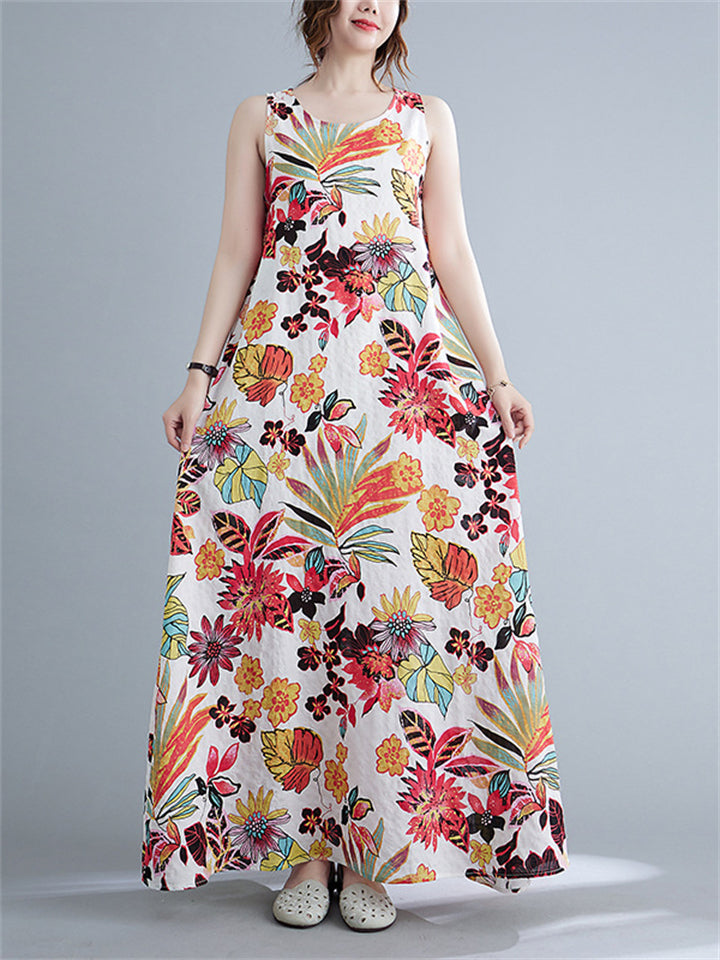 Women's Beautiful Floral Holiday Dress