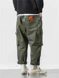 Japanese Street Style Oversized Cargo Pants for Men