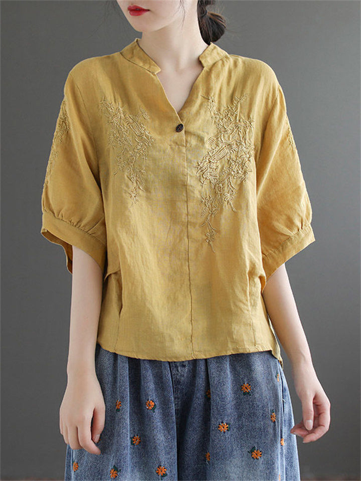 Summer Linen Shirts For Women