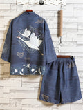 Loose Printed 3/4 Sleeve 2-Pieces Sets