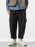 Japanese Street Style Oversized Cargo Pants for Men